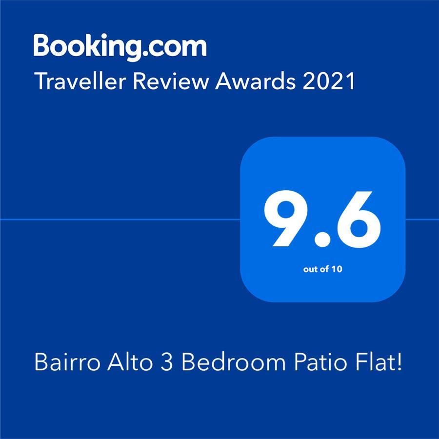 Bairro Alto 3 Bedroom Patio Flat! Lisboa Kültér fotó